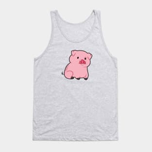 Waddles Pig Cartoon fall in love Tank Top